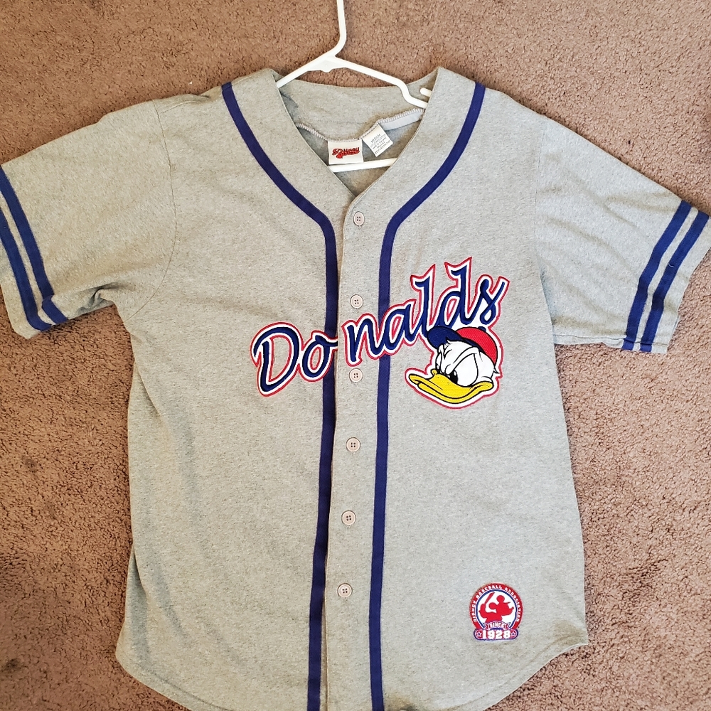 Donald Disney baseball jersey